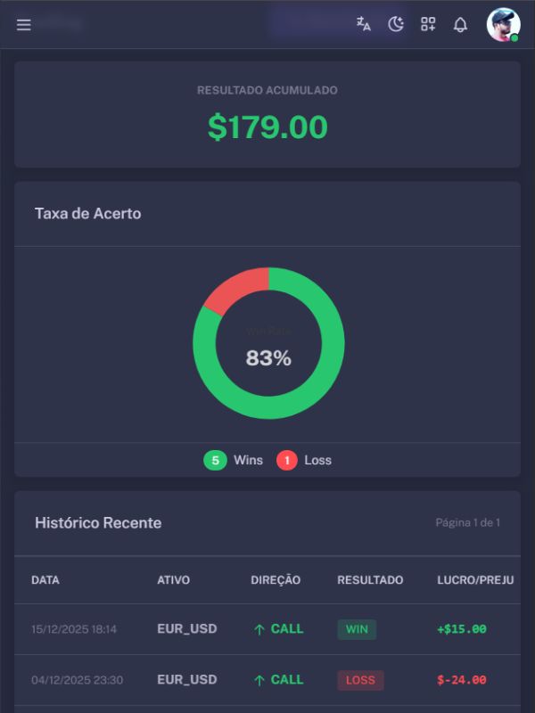 Configurações e Filtros - Gerador de Sinais Nexus